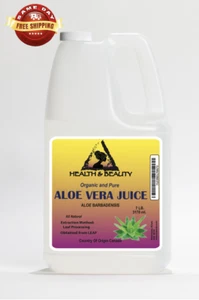 ALOE VERA JUICE ORGANIC WHOLE LEAF NATURAL MOISTURIZER by H&B Oils Center 7 LB - Picture 1 of 12