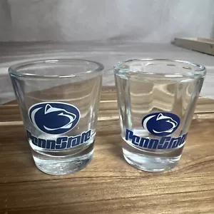 PAR de vasos de chupito Penn State -1 liso/1 acanalado - Imagen 1 de 4