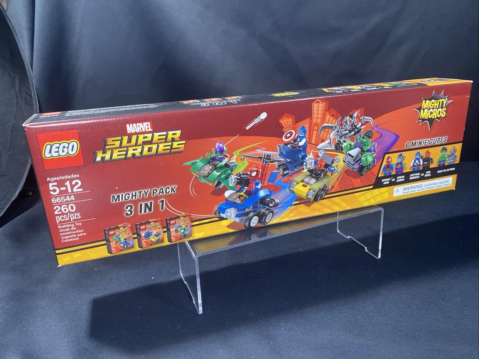 LEGO Marvel Super Hero Mighty Micros 3 In 1 Gift Set 66544 Rare NIB VHTF! RET! - Image 1 of 4