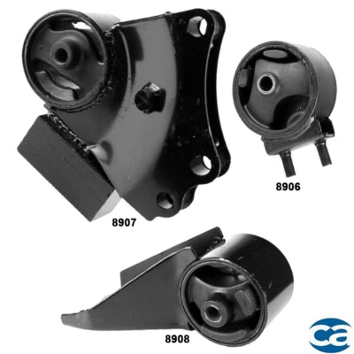 Suportes de motor dianteiros, traseiros e trans esquerdo. Suporte 3 peças para Kia Spectra 04-00 L4-1.8L - Imagem 1 de 4