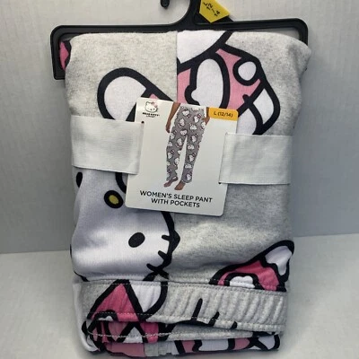 Pantalón de pijama Sanrio Hello Kitty súper suave con bolsillos NUEVO CON ETIQUETAS GRANDE Foto 1 de 4