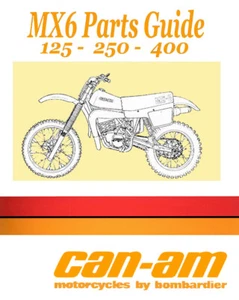 Can-Am MX-6 Parts Manual AHRMA VMX Motocross CanAm Vintage - Bild 1 von 5