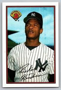 1989 Bowman #181 Rickey Henderson New York Yankees
