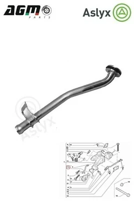 TUBO CONDOTTO REFRIGERANTE SCAMBIATORE ASLYX X FIAT BRAVO 1,6 MULTIJET 55220244 - Image 1 of 3