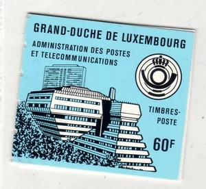 carnet de timbres Grand-duche Luxembourg 60 f COMMEMORATIVE NEUF UNC - Picture 1 of 1
