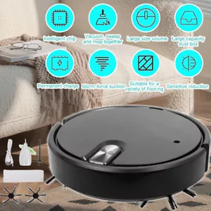 Roboter Staubsauger mit Wischfunktion Automatisch Reinigungsroboter Kehrroboter - Bild 1 von 12