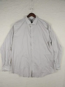 Camisa elástica de viaje ajustada Michael Kors para hombre talla 19 34/35 3XL abotonada - Imagen 1 de 6