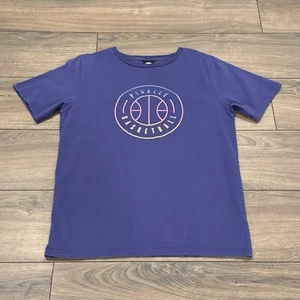 T-shirt Pigalle basket grafica viola taglia media Parigi rara cotone vintage - Foto 1 di 6