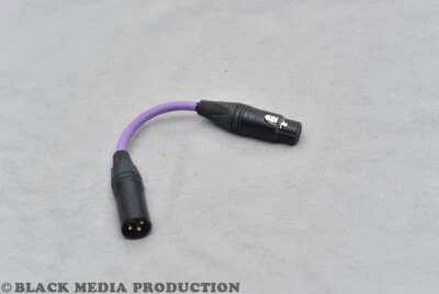 Adapter Kabel XLR Ground Lift Neutrik NC3XX-BAG violett *NEU*  - Bild 1 von 2