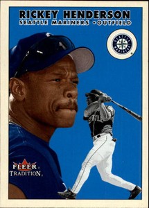 2000 Fleer Tradition Update Baseball #95 Rickey Henderson