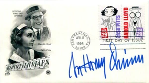 AUTÉNTICO Anthony Quinn firmado FDC - Imagen 1 de 1