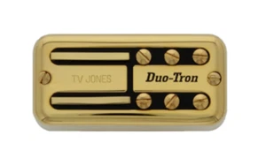 Pastilla puente dorada de montaje universal TV Jones Paul Yandell Duo Tron (PYB-UVGLD) - Imagen 1 de 1