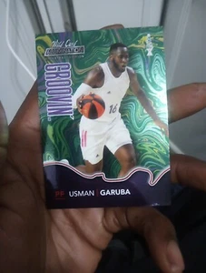 2021-22 Wild Card Alumination - Groovin' Green - Purpl Nameplate #GG-48 Usman - Picture 1 of 4