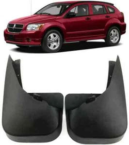 Genuine New Molded Rear Pair Splash Guards Mud Flaps 2007-2012 Dodge Caliber - Picture 1 of 5
