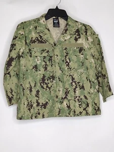 Trooper Americas Navy Boys Size Medium Color Camo Long Sleeve With Pockets Shirt - Picture 1 of 3