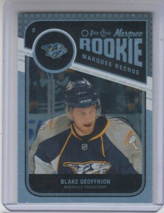 11/12 OPC Nashville Predators Blake Geoffrion Rainbow RC card #578