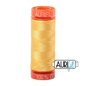 Aurifil Thread Mako 50wt 100% Cotton Small Spools 220 yds Each - Picture 1 of 253