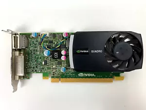 NVIDIA Quadro 400 512MB DDR3 PCIe x16 Video Card DVI DisplayPort HP  645557-001 - Picture 1 of 5