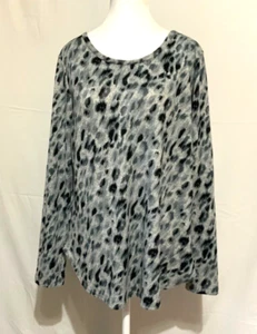 KAREN KANE- Women's Pullover Tunic- Animal Print- Size L- GREAT CONDITION - Picture 1 of 13