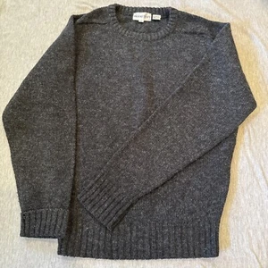 BROOKCRAFT dunkelgrauer Pullover Wolle Hoodie Unisex Small - Bild 1 von 6