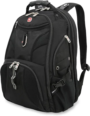 Mochila para portátil Swissgear 1900 Scansmart TSA 17, negra, 19 pulgadas Foto 1 de 4