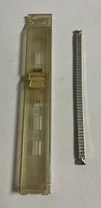 Neu Vintage Speidel Damen 10K weiß GF Cocktail formell strukturiert Uhrenarmband - Bild 1 von 4