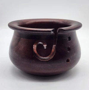 Yarn Bowl Hand Made Wooden With Sheesham Wood For Knitting And Crochet handmade - Picture 1 of 11