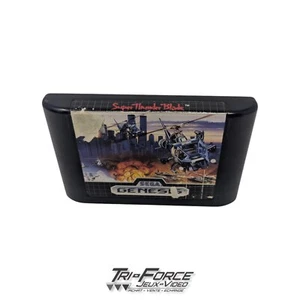 Carro Auténtico Super Thunder Blade Sega Genesis SG SOLO probado envío gratuito - Imagen 1 de 1