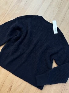 Neu Esprit Damen Flauschiger Wolle Mix Pullover Mit Strickmuster  Gr. S - Bild 1 von 2