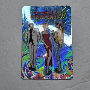 Vtg The King of Fighters 99 Kyo Vanessa & Andy Bogard Prism Sticker - Picture 1 of 3