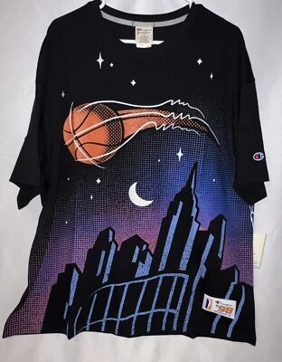 Camiseta para hombre Champion Graphic Basketball City '98 Rochester, NY talla grande Foto 1 de 4