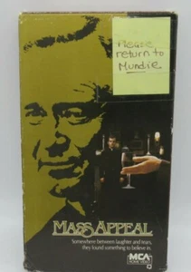 MASS APPEAL VHS VIDEO MOVIE, JACK LEMMON, CHARLES DURNING, ZELJKO IVANEK, MCA - Picture 1 of 2