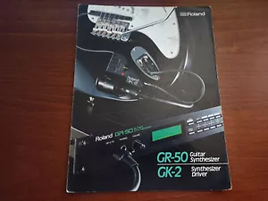 ROLAND GR-50 GK-2 RARA VINTAGE BROCHURE CATALOGO 1989 - DA COLLEZIONE - Foto 1 di 1