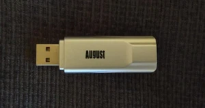 Digital USB HD Freeview PC DVB-T2 Tuner Stick mit tragbarer Antenne August DVB-T210 - Bild 1 von 5