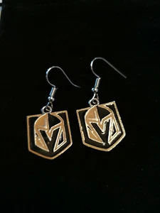 NHL LAS VEGAS GOLDEN KNIGHTS METALL OHRRINGE - Bild 1 von 4