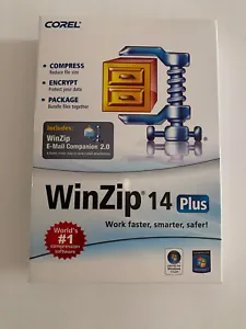 Corel WinZip 14 - Compression Software Encrypt Package Work Faster Smarter NEW - Picture 1 of 3