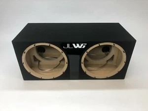 JL Audio 12W6v3 dual sealed sub box SPECIAL EDITION with black plexi logo - Picture 1 of 8
