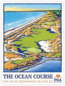 2021 PGA Championship – Kiawah Ocean Course Poster - Picture 1 of 3