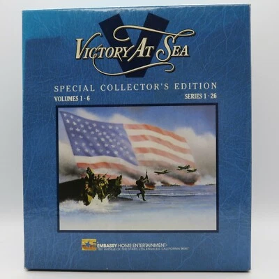 VICTORY AT SEA  VHS 6-Tape Set Vol 1-6 Documentary Collectors Edition NEW SEALED - Image 1 of 2