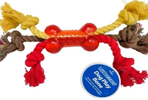 Lil Buddies Hundeseil Spielzeug für kleine Hunde Kauspiel Spielzeug Welpe robust Zahnen - Bild 1 von 4