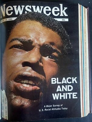 1966  Newsweek Magazine Hard Cover Bound July August September - Image 1 of 4