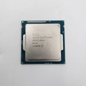 OEM DELL INTEL CORE i5-4670 3.40 GHZ LGA 1150 SR14D CPU PROCESSOR TESTED - Picture 1 of 7