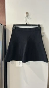 Madewell Mini Skirt Women's Skater A Line Stretch Fit and Flare Zipper sz 4 - Picture 1 of 3