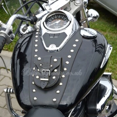 BIKE BEAUTY SUZUKI VOLUSIA VL800 C800 INTRUDER C50 BOULEVARD CUERO TANQUE ALMOHADILLA BABERO PANEL SUJETADOR