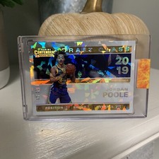 2019-20 Panini Contenders Draft Class Jordan Poole  RC Cracked Ice /25 #26