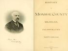 1890 MONROE comté du Michigan MI, histoire et généalogie famille ancestrale DVD CD B07