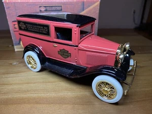 Harley Davidson Druckguss 1931 Panel Lieferung LKW rot Druckguss LKW Bank - Bild 1 von 12