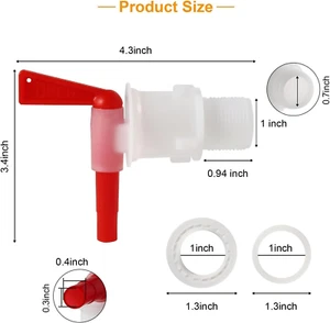 Bucket Spigot 5 Gallon Bucket Spigot, Plastic Bottling Bucket Spigot Fermenti... - Picture 1 of 1