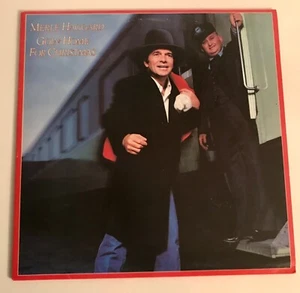 Merle Haggard Goin' Home For Christmas Vinyl LP 1982 Country Holiday Rudolph - Picture 1 of 4