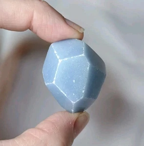 Baby Blue Angelite Polished Gusher Freeform Mineral Untreated Specimen Natural - Picture 1 of 5